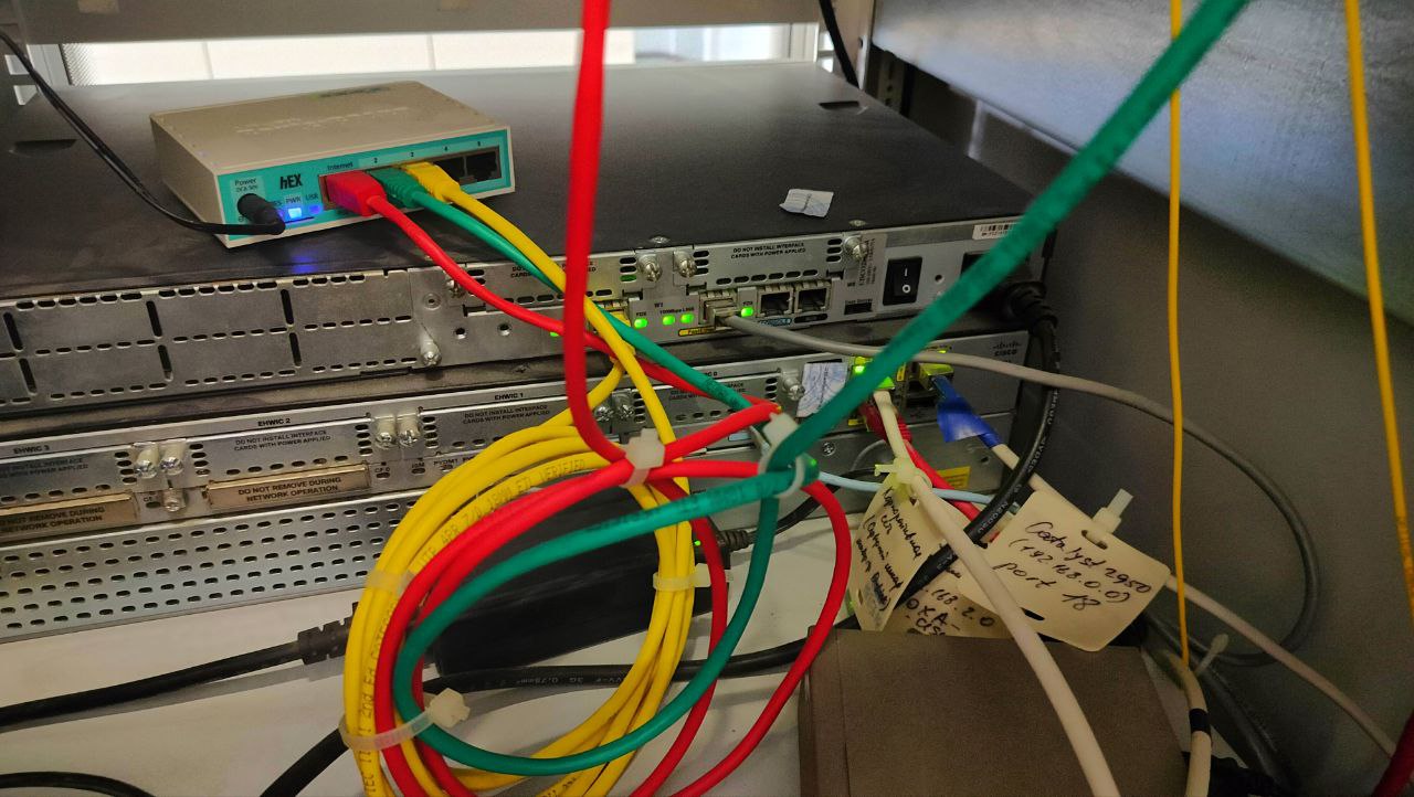 Маршрутизатор MikroTik и модули Cisco